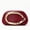 Burgundy, variant on Women's White Clutch Purse with Gold Ring Handle Fashion Evening Handbag