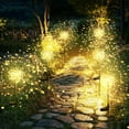 thumbnail image 1 of Lámpara solar de jardín GIGALUMI 120 LED, paquete de 6 unidades, color blanco cálido, 1 of 9