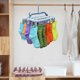thumbnail image 4 of Sock Drying Racks, Folding Laundry Hanger with 32 Pegs Clothes Drying Rack, Clothes Hanger Rack, 4 of 4