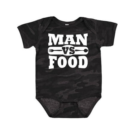 

Inktastic Man vs Food Gift Baby Boy or Baby Girl Bodysuit