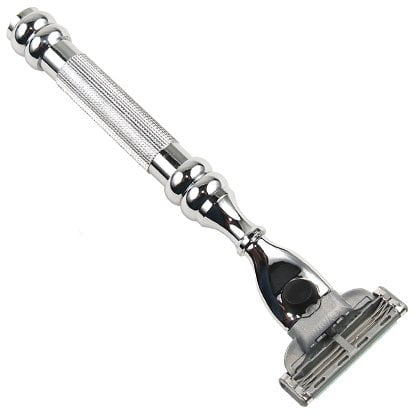 Heavyweight All-metal Triple Blade Razor From Parker Safety Razor - Accepts Mach 3