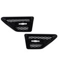 thumbnail image 1 of Parrilla Embellecedora De Ventilación Lateral, Decoración De Ventilación De Malla Lateral Del Coche, Delantera Izquierda Derecha, Resistente A Los Arañazos, A Prueba De Golpes,, 1 of 7