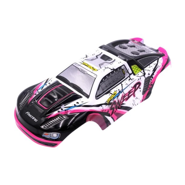 Reemplazo de carrocería de coche RC 1:16, juguete de control remoto resistente, modelo de vehículo de repuesto rojo