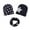 Black, variant on Penkiiy Baby Hats Baby Winter Hat 3PC Toddler Baby Winter Hat Cap Prints Hats Kids Scarf Collars Sets Black Hat for One Size