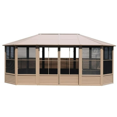 Gazebo Penguin Florence Solarium with Metal Roof 12 Ft. x 18 Ft.