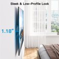 thumbnail image 5 of Fixed TV Wall Mount Bracket, Low Profile Design for Most 26-60 inch LED LCD OLED-4K Flat Screen TVs up to 115lb, Ultra Slim with Max 400x400mm Fits 16 Wood Stud, 5 of 5