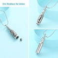 thumbnail image 3 of Beer Bottle Urn Pendant Cremation Jewelry for Ashes Holder Memory Necklace Memorial Jewelry for Men Ashes Keepsake, 3 of 4