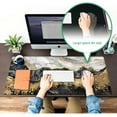 thumbnail image 4 of Large Gaming Mouse Pad, Black White Gray Gold Marble XXL Big Desk Pads PC Keyboard Waterproof and Non-Slip 31.4 x 15.7inches 3mm Thick Table Mat,Ideal Partner for Work & Laptop, 4 of 6