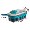 thumbnail image 2 of Cepillo para fregar con dispensador de jabón, buen limpiador para fregar platos, fregaderos, sartenes, ollas, lavado y limpieza, baño, cocina, ropa suave y cepillo para fregar zapatos Vhermosa CPB-CJZ816-3, 2 of 5