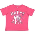 thumbnail image 3 of Inktastic Happy 4th- Fourth of July Firework Boys or Girls Toddler T-Shirt, 3 of 5