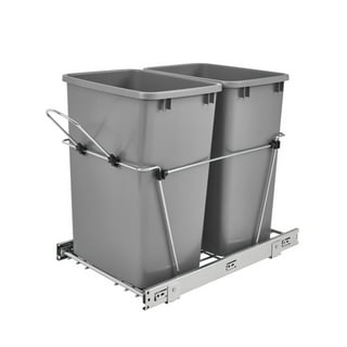 Rev-A-Shelf RV-18KD-11C S Double 35 Quart Pull Out Waste Containers ...