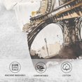 thumbnail image 3 of Coolnut Bathroom Hand Towels Set of 2 Watercolor Eiffel Tower Print, Cotton Bath Towels Thin Water Absorbent Lightweight Quickdry for Bathroom Ktichen Travel Gym, 16"×28", 3 of 6