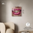 thumbnail image 4 of Ruby Teeth Acrylic Print Fashion Art Prints by Art Remedy, Ready to Hang, 20 x 20, 4 of 6