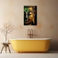 thumbnail image 3 of Gold Buddha Canvas Wall Art Zen Picture Buddha Statue Painting Print Modern Meditation Yoga Room Office Decor Frame (Buddha - 2, 12x18inch (30x45cm)), 3 of 6