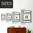 thumbnail image 4 of Neutral Lines II in Black Solid Wood 16 x 20 Framed Print, 4 of 6
