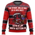thumbnail image 2 of Otoño/Invierno 2024 Nueva moda Deportes de calle Tops Suéter navideño Deadpool Jolly Red Guy Venta caliente Jersey de cuello redondo Santa Claus, 2 of 5