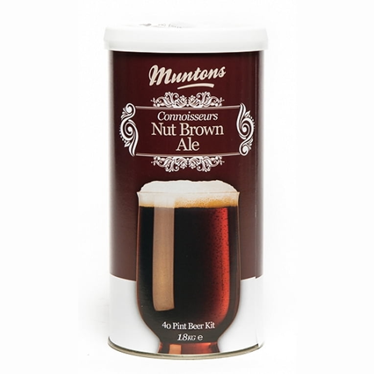 Muntons 40 Pint Connoisseurs Range Nut Brown Ale Beer Making Ingredient Kit