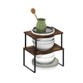 thumbnail image 6 of Furinno Ravel Stackable Kitchen Counter Shelves in Set of 2 Amber Pine, 6 of 7