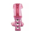thumbnail image 2 of INC Womens Pink Studded Transparent Ankle Strap Cushioned Makenna Square Toe Block Heel Zip-Up Dress Heeled Sandal 6 M, 2 of 3