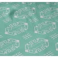 thumbnail image 4 of Vargottam Indoor/OutdoorRoundTablecloth 58 InchRoundTablecloth Waterproof PatioTableCloths- Spring/SummerTableCovers for Backyard CircularTable/BBQs/Picnic -Aquamarine Green, 4 of 8
