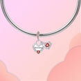 thumbnail image 5 of ARVALILS 925 Sterling Silver January Birthstone Charm, Birthday Accessory for Necklaces & Bracelets, 5 of 7