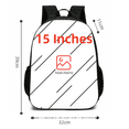 thumbnail image 2 of Children's Fashion backpack Football Star MBAPPE Boys Girls Youth Primary school student backpack 15 Inches 17 Inches, 2 of 3