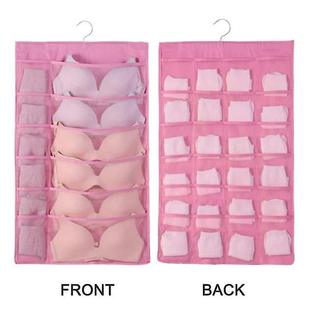 Organizador de armario colgante, estante de pared, bolsas de almacenamiento de ropa interior