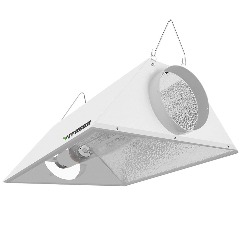 VIVOSUN Hydroponics 6 inch Air Cooled Grow Light Reflector Walmart
