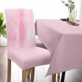 thumbnail image 2 of Stretch Chair Covers Set of 4, Pink Oil Painting Abstract Universal Fit Elastic Decorative Dining Chairs Slipcovers for Wedding, Banquet, Romantic Art, 2 of 6