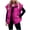 Hot Pink-1, variant on Womens Oversized Puffer Vest Cap Sleeve Stand Collar Full Zip Bubble Puffy Jackets Quilted Padded Warm Coat Outwear