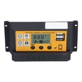 thumbnail image 4 of Controlador de Carga Inteligente Bling Bling Panel Solar Fotovoltaico Regulador de Batería con Pantalla LCD 12 V 24 V 20 A, 4 of 12
