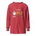 thumbnail image 3 of Happy HalloThanksMas - Unisex Hooded Long-sleeve T-shirt, 3 of 5