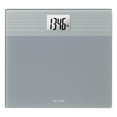 thumbnail image 1 of Báscula de baño digital Taylor de plataforma ancha, báscula para peso corporal, báscula de alta precisión, funciona con pilas, compatible con FSA y HSA, mide hasta 226 kg (500 lb), color gris, 1 of 5