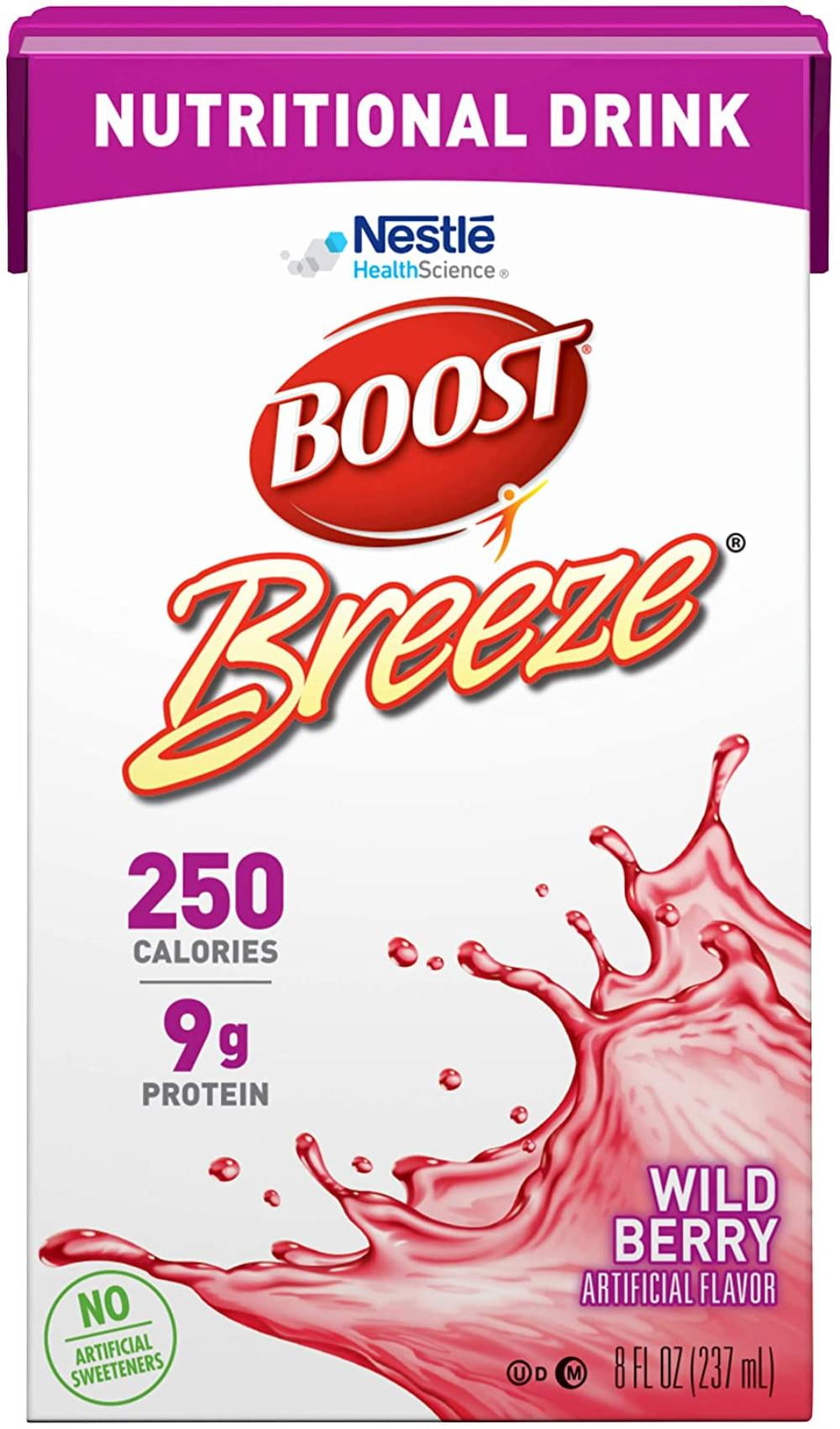 Boost Breeze Nutritional Drink, Wild Berry No Artificial Sweeteners