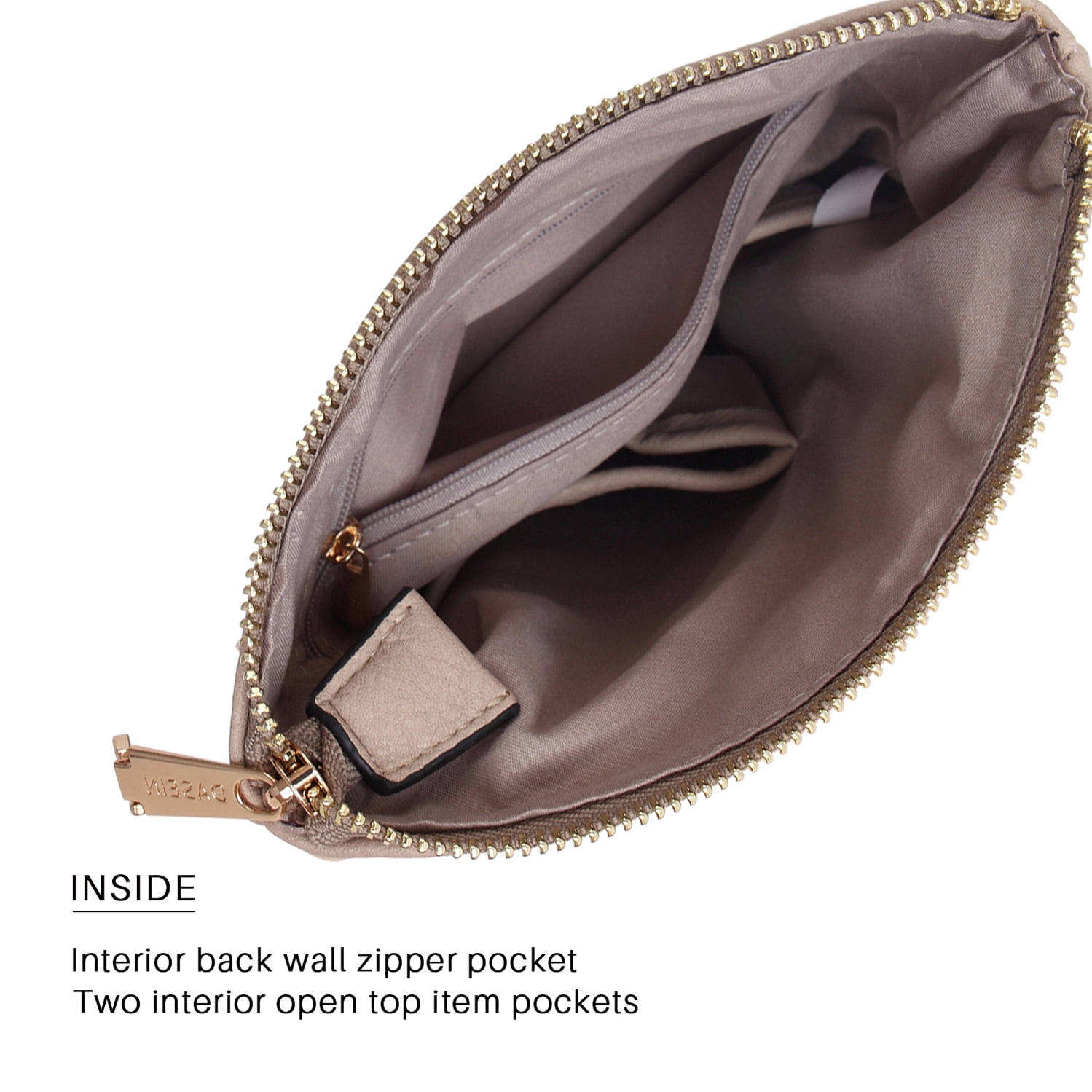 Dasein Medium Crossbody Bags for Women Handbag Lightweight Crossbody Purses with Multi Pockets