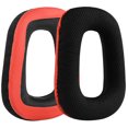 thumbnail image 2 of Geekria Comfort Replacement Ear Pads for Logitech G35, G430, G432, G332, G930, F450 Headphones Ear Cushions, Repair Parts with Video Guide (Black Red), 2 of 6