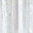thumbnail image 3 of Collections Etc Carly Sheer Floral Lace Design Curtain Panel and Valance, 3 of 3