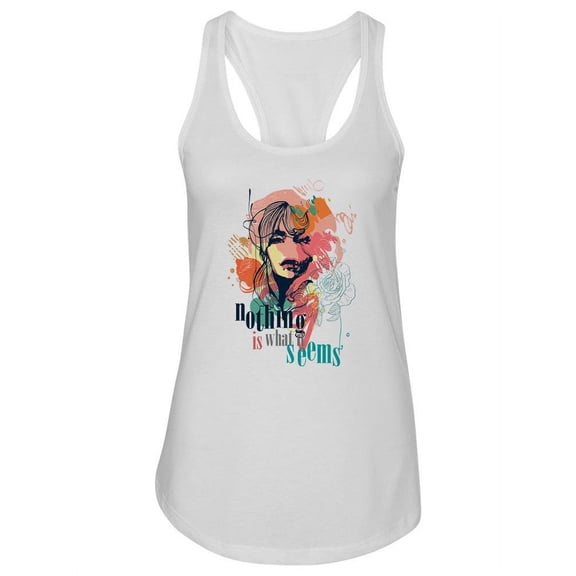 Abstract Girl Design. Tank Women -Image by Shutterstock, Female XX-Large