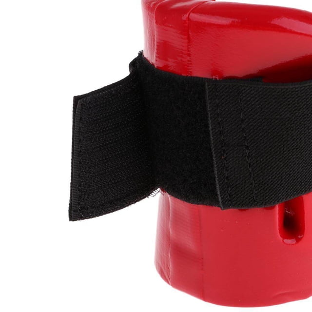 Garde-pied de Taekwondo pour Adulte Équipement de Taekwondo Garde-pied Équipement de Protection pour Pied de Taekwondo Protecteur de Pied de Taekwondo Chaussures de Sparring Rouge TG