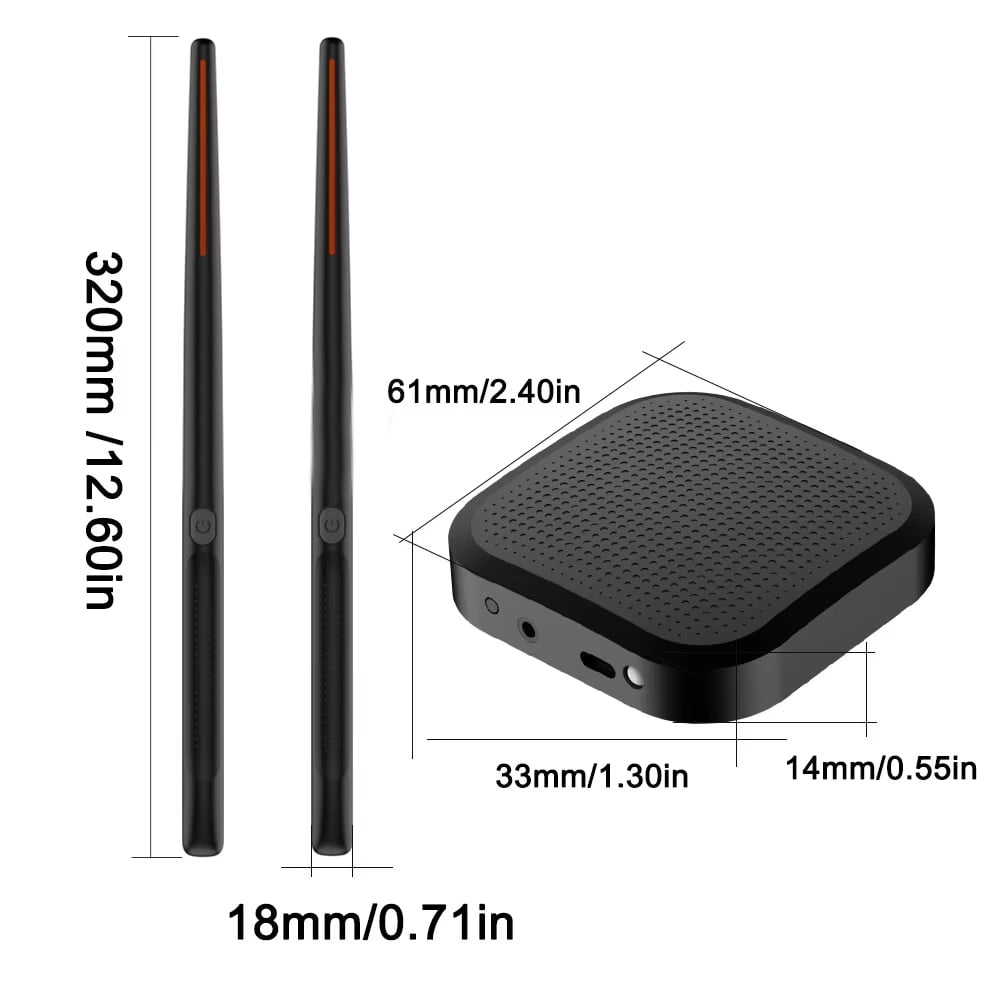 TOP! Electronic Virtual Air Drum Set Portable Professional Drumsticks Pedals for Beginners Children Adults