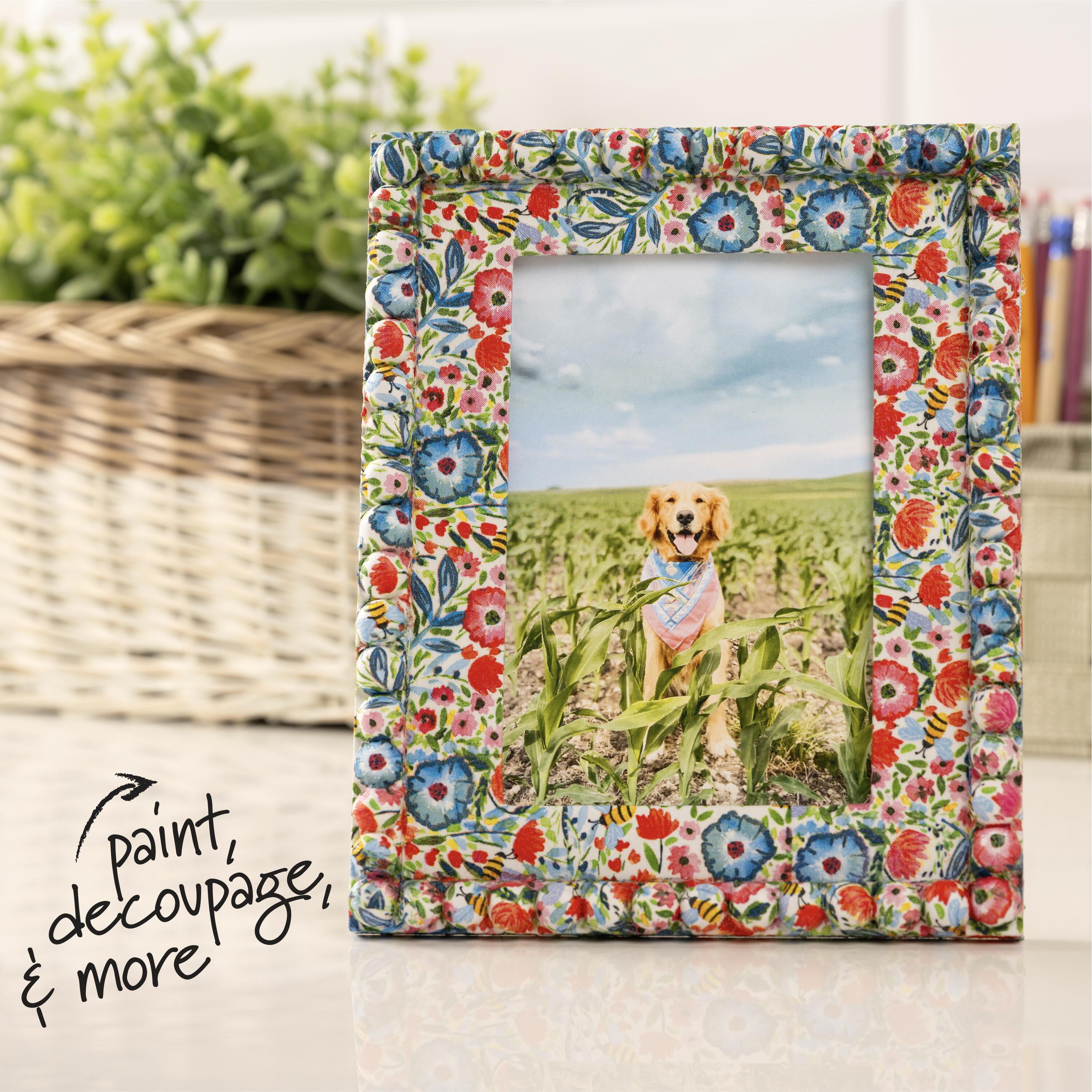 (2 pack) Plaid ® Wood Surfaces - 8.3" Beaded Edge Photo Frame - 68001