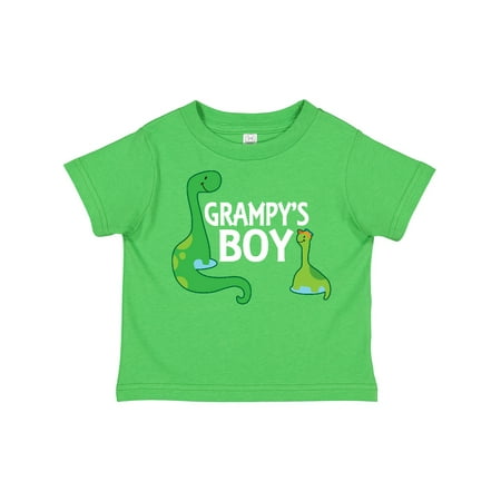 

Inktastic Grampy s Boy Grandson Dinosaur Gift Toddler Boy Girl T-Shirt