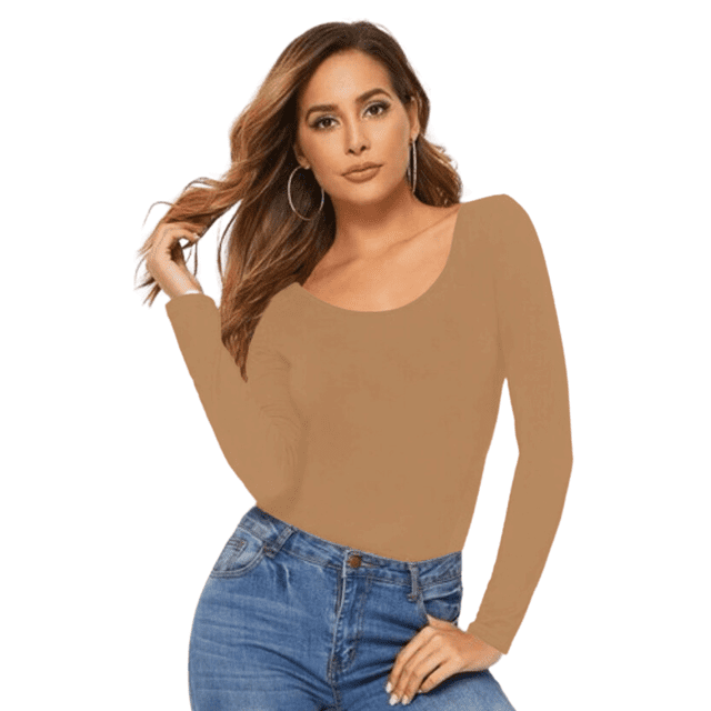 Blusas Mujer Manga Larga Interior Térmico Invierno Dama
