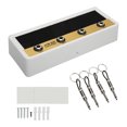 thumbnail image 1 of Yazoeia Guitar Amp Key Hanger Wall Mounting Jack Rack Includes 4 Plug Keychains 1 Wall Mounting Base(White ) YQ320-5692, 1 of 13