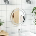 thumbnail image 2 of Espejo de baño LED VidaXL montado en la pared con luces redondas, 2 of 9