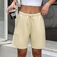 thumbnail image 7 of Women's Running Shorts Quick Dry Athletic Gym Track Workout Shorts Elastic Waist Sports Short Fitness Casual Loose Short Pants Jogging Bottoms Pants with Pockets, 7 of 7