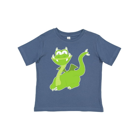Inktastic Green Dragon Boys or Girls Toddler T-Shirt