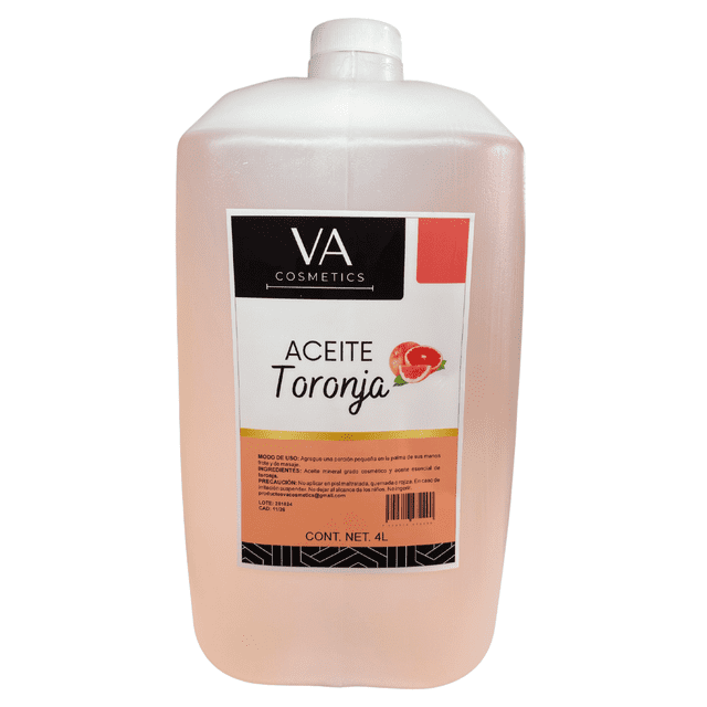 Aceite Masajes Toronja Corporal Spa Profesional 4 Litros VA