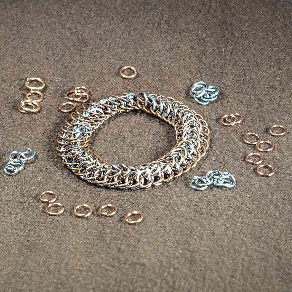 The Beadsmith Gold Filled JumpLocks – 6 mm Jump Rings, 18 Gauge, 50pc