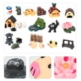 thumbnail image 6 of Dalidasy 21pcs Miniature Landscape Ornaments House Model Plants and Animals Decor for Bonsai Craft Fairy Figurines Mixed Style, 6 of 10